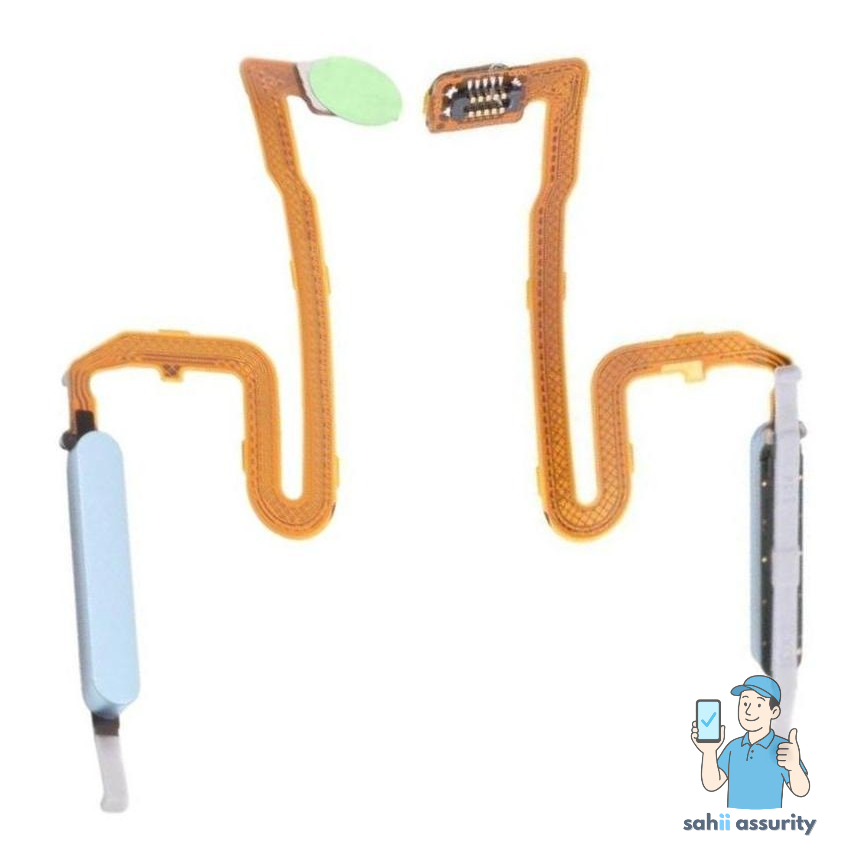 Fingerprint Sensor with Flex Cable for Xiaomi Redmi Note 10 Pro Blue